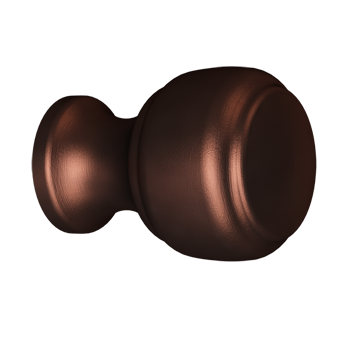 Statuary Bronze Crescent Knob Statuary Bronze Crescent Knob