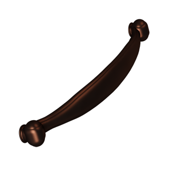 Statuary Bronze Crescent Pull Statuary Bronze Crescent Pull