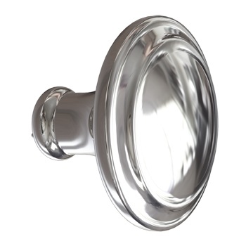 Polished Nickel Simplicity Knob Polished Nickel Simplicity Knob