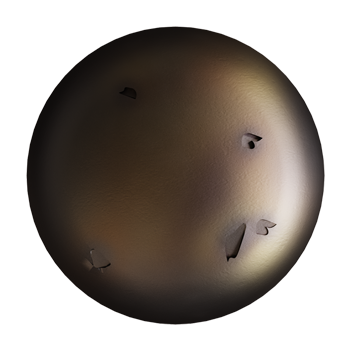 Aged Bronze Knob - Alternate View