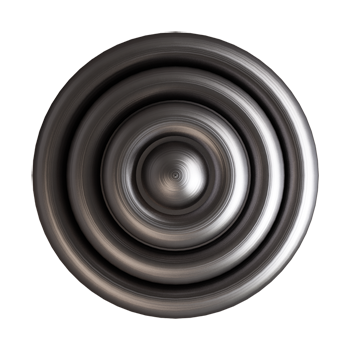 Pewter Domed Ring Knob - Alternate View
