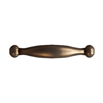 Brushed Bronze Crescent Pull - Alternate View