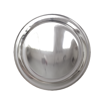 Polished Nickel Simplicity Knob - Alternate View