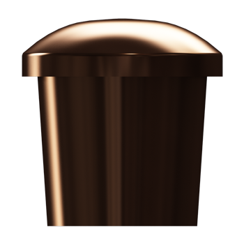 Dark Brushed Bronze Tailored Knob - Alternate View