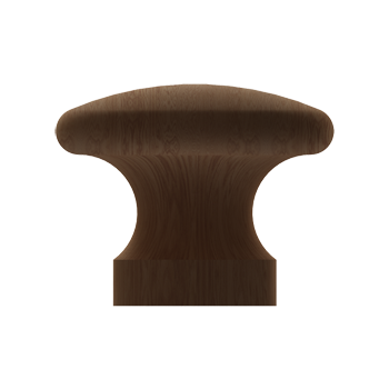 Maple Round Knob - Alternate View