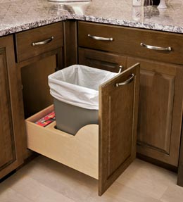Auto-Open Wastebasket