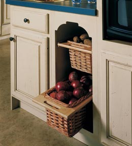 Base Open Basket Cabinet